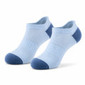 Calzini alla caviglia 35-38 in tessuto a maglia azzurro e blu - stile sportivo