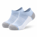 Calze corte 35-38 in maglia azzurro chiaro e grigio - elastiche e traspiranti