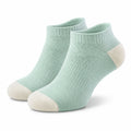 Calzini alla caviglia 43-46 in tessuto a maglia verde menta e beige per uso quotidiano