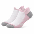Calze sportive corte 43-46 in tessuto a maglia rosa bianco grigio traspiranti