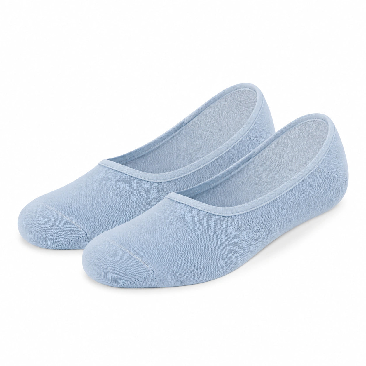 Calze ballerina 35-38 in tessuto azzurro - leggere e aderenti