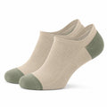 Calzini alla caviglia 39-42 in tessuto beige e verde per uso quotidiano