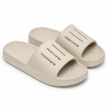 Ciabatte 40/41 in EVA beige a fascia traforata per uso quotidiano