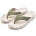 Infradito 40/41 in materiale sintetico verde e beige - leggere per tempo libero